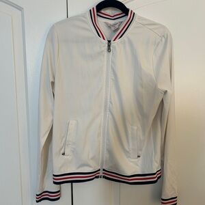 Tommy Bahama White Jacket with Red and Blue Trim